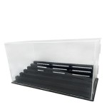 (Black) The Display Box Is Suitable For Building Blocks Minifigures,model Storage Dust Cover Display Racks,20x40.5x21cm
